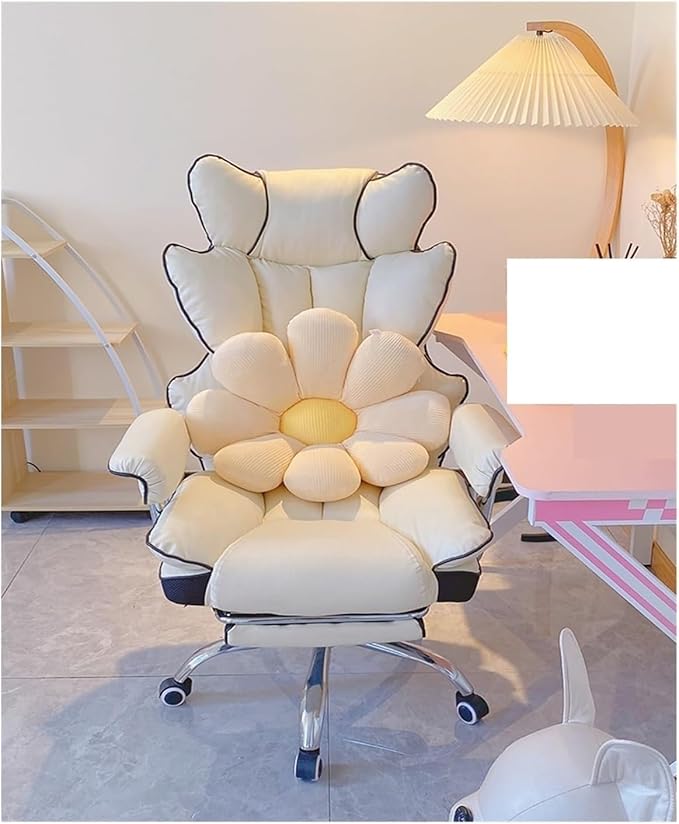 Office Chair Soft Gaming Chair Adjustable Ergonomic Office Chair for Gamers Gamer Chair Bedroom Chair Chair (Size:One SizeColor:with Footrest)