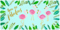 You are Fabulous Flamingos Princesses Crowns Large Gaming Mouse Pad Desk Mat with Stitched Edges Non-Slip Base