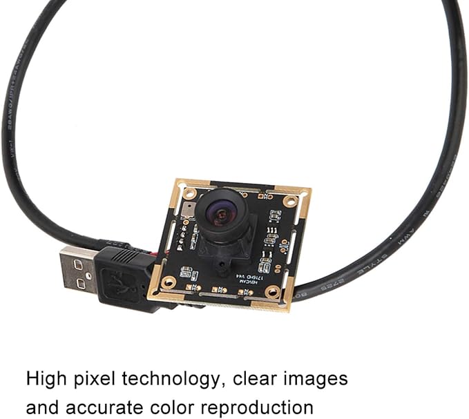 USB Camera Module with OV2710 Chip 1920X1080 100° Wide Angle Lens Camera Module for Security Monitoring Industrial Equipment Driving Recorders POS Machines