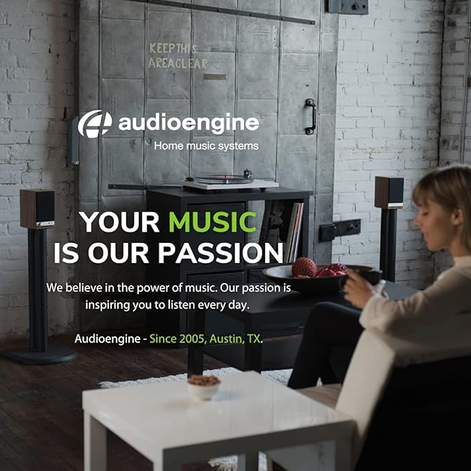 Audioengine A2-HD (HD3) Bluetooth PC and Computer Desktop Speakers with aptX HD - USB RCA Headphone