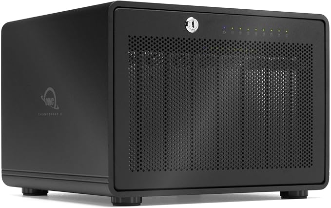 OWC ThunderBay 8 0TB Eight-Bay Thunderbolt 40Gb/s RAID 5 Storage Enclosure with SoftRAID Premium