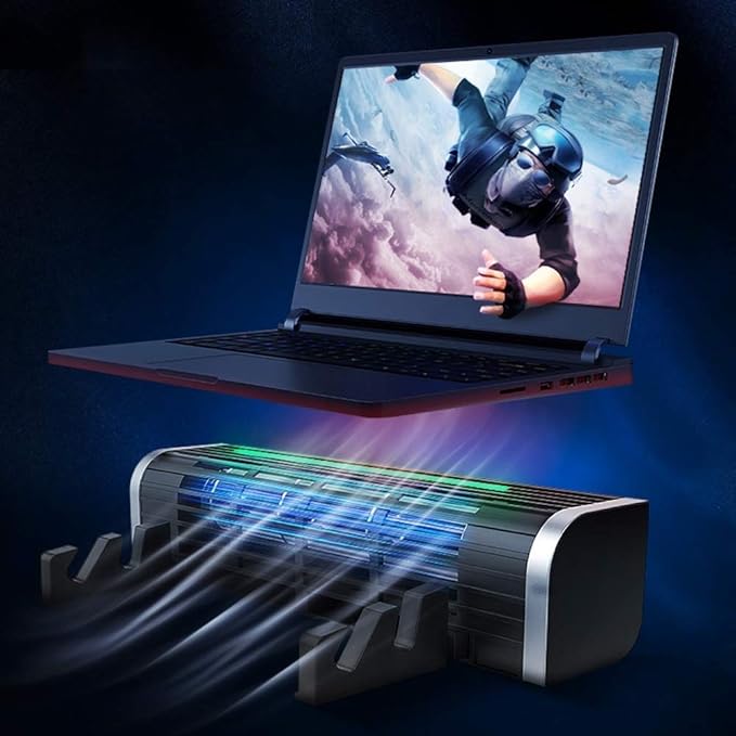 Laptop Fan Differ to Cooling pad Multi Function Cooler for Tablet and Phone Personal Desk