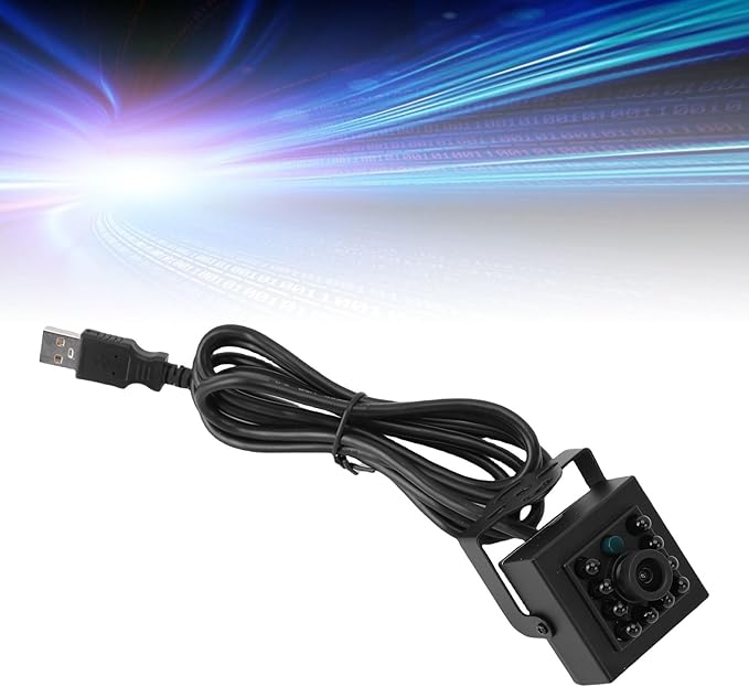 fosa USB Webcam USB Camera CMOS Sensor Support for UVC Protocol OTG Funcion Computer Webcam for Customize Video Plug and Play (2MP)