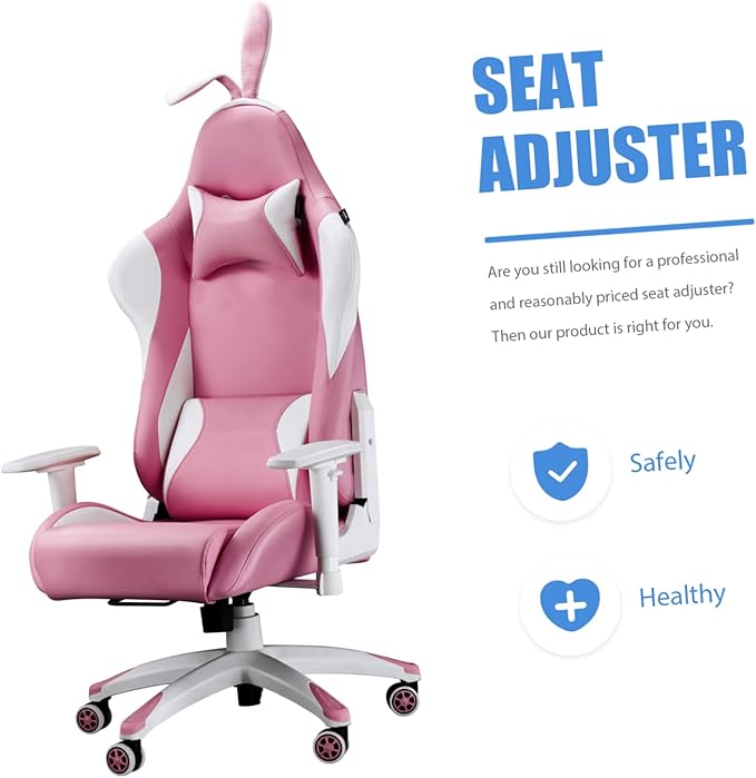 Luxshiny 6 Pcs Black Game Chair Regulators Multi Angle Adjusters E Sports Chair Turners for Comfortable Sitting Posture at Home Gaming Venues