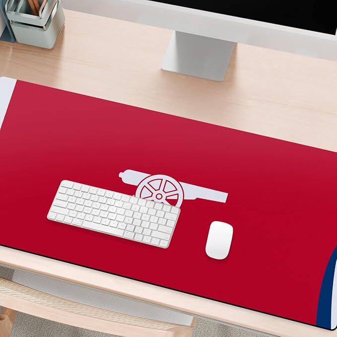 Head Case Designs Officially Licensed Arsenal FC Home 2024/25 Crest Kit and Players 37.4 x 15.75 x 0.16 inches (900 x 400 mm) - XL Gaming Office Desk PC Keyboard Mouse Mat Pad