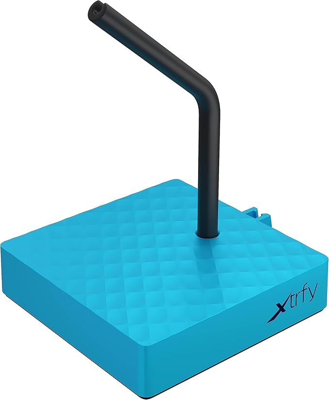 Xtrfy B4 Mouse Bungee for Greater Playing Comfort Flexible Cable Holder for Gaming Mouse Stable Base Non-Slip Underside Practical and Compact Miami Blue