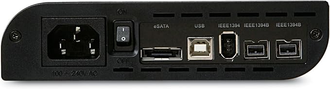 Verbatim Professional Quad-Interface 1 TB (USB/ FW400/ FW800/ eSATA ll) Desktop External Hard Drive 96798 (Black)