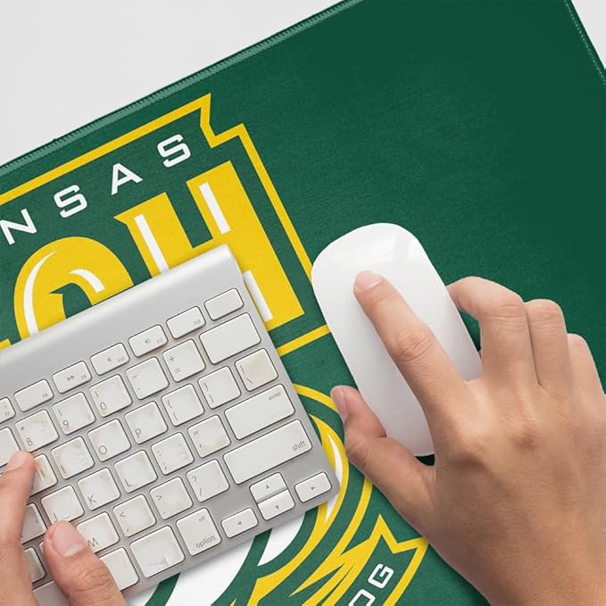 Arkansas Tech University Official Logo Large Gaming Mouse Pad Desk Mat with Stitched Edges Non-Slip Base for Gamer Home and Office 31.5 x 15.7