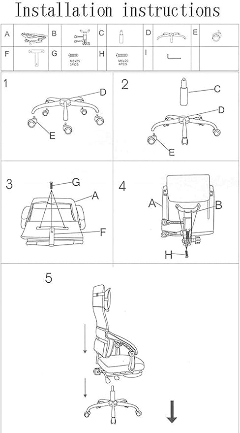 Office Chair Gaming Chair Boss Chair Steel Frame High Back Mesh Swivel Chair with Footrest Recliner Computer Chair Waist Support Seat Chair (Color : B) Needed