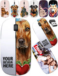maizi Custom Wireless Mouse for MacBook Pro Personal Computer Laptop MacBook Wireless Mice for MacBook Pro 6308509 African Giraffe Posing 2.4G Lightweight with USB Receiver Manufacturered i