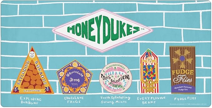 Head Case Designs Officially Licensed Harry Potter Honeydukes Graphics 23.62 x 11.81 x 0.12 inches (600 x 300 mm) - L Gaming Office Desk PC Keyboard Mouse Mat Pad