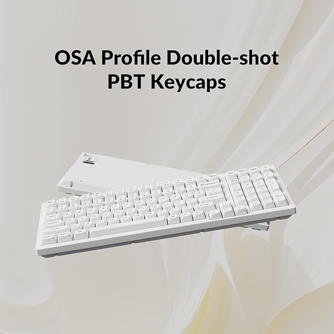 Keychron K4 Pro QMK/VIA Custom Wireless Mechanical Keyboard Programmable Hot-swappable 100 Keys RGB Backlight Wired Gaming Keyboard with K Pro Brown Switches for Mac/Windows/Linux