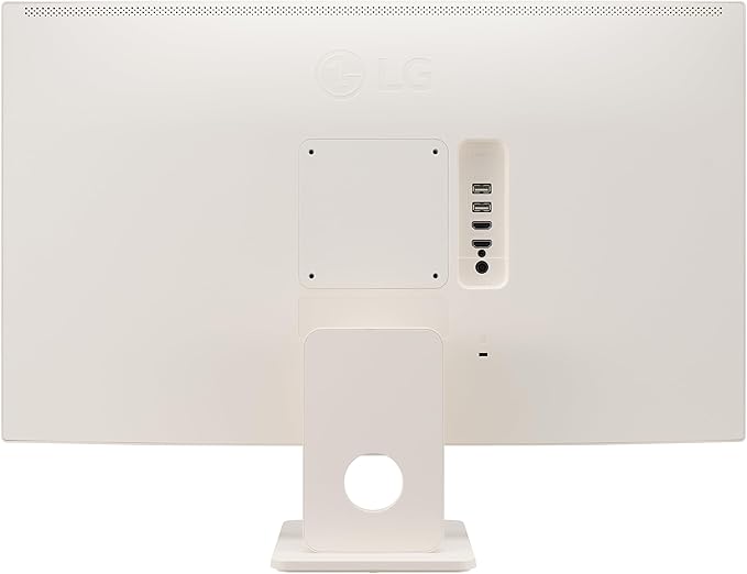LG 27U511SA-W 27-Inch Smart Full HD (1920 x 1080) IPS Computer Monitor 100Hz Built-in Speaker Airplay Bluetooth Screen Share Flicker Safe Reader Mode Remote Control HDMI Tilt Stand White