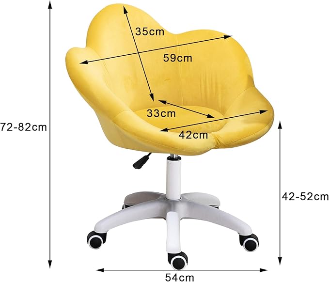 Low-Back Chairs Personalized Home Gaming Chair Computer Chair Casual Office Chairs Liftable (10cm) Women Adults