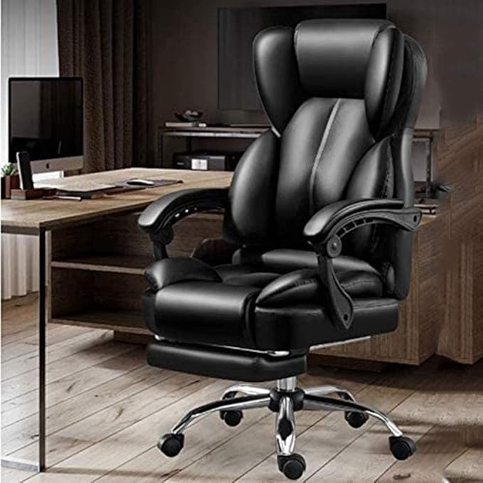 Office Chair Office Chairs Chair Desk Leather Gaming ChairChair Office ChairReclining Gaming Chair PC Computer Racing ChairSwivel Computer Chair Headrest Chair Needed