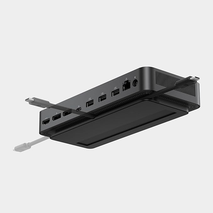 Dell Pro Dock WD25 Docking Station - USB-C with 100W Charging Supports 4 Displays 2X DP 1.4 HDMI 2.1 6 USB Ports 2.5GbE Ethernet Durable Compact Design