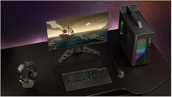 Lenovo GY40T26478 Legion K500 RGB Mechanical Gaming Keyboard 3 ZONE Full-size Keyboard 7 user Programmable Hot Keys 16.8 Million Colors 50 Million-Click Red Mechanical Keys Detachable Palm Rest