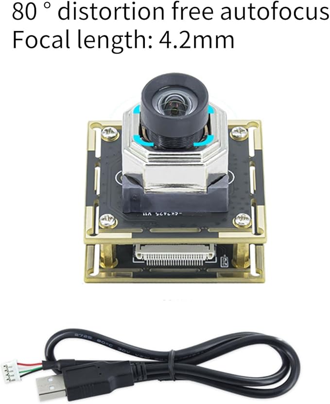 Fast Speed 30fps Auto Focused And Fixed Focused USB Camera 8MP 4K Resolution IMX2174 Sensoring For Industrial Application