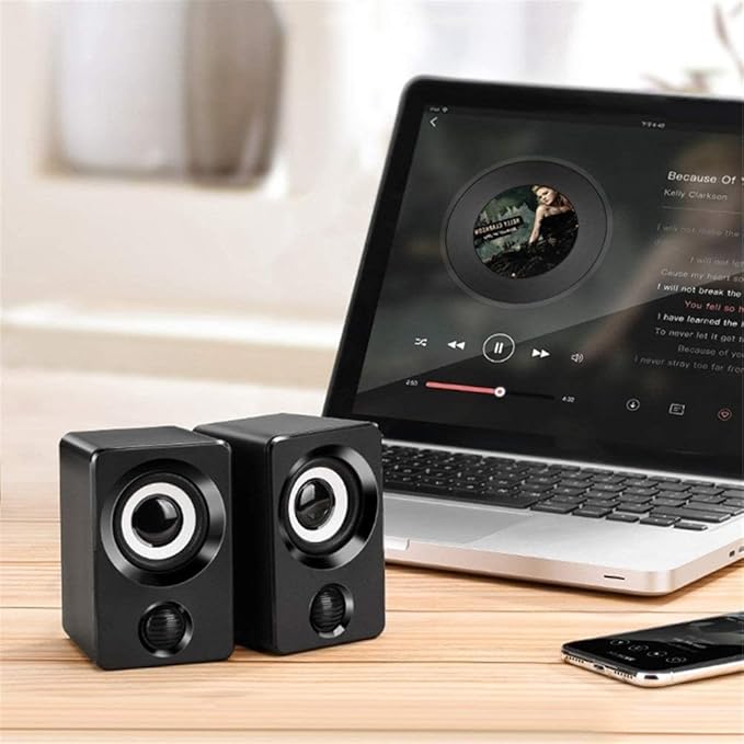 Computer SpeakerUSB Speaker Wired Multimedia Speaker for PC Monitor Desktop Laptop