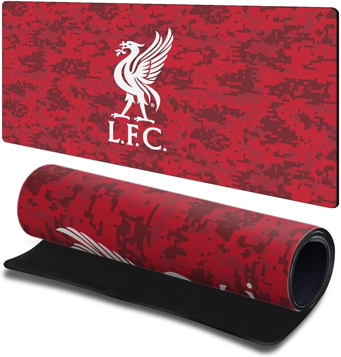 Head Case Designs Officially Licensed Liverpool Football Club Digital Camou Liverbird Graphics 23.62 x 11.81 x 0.12 inches (600 x 300 mm) - L Gaming Office Desk PC Keyboard Mouse Mat Pad