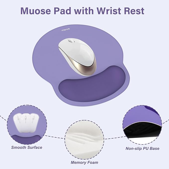 MOSISO Circle Curved Wrist Rest Support for Mouse Pad&ampKeyboard Set&ampCompatible with MacBook Pro 13 inch Case M2 2024-2016 A2338 M1 A2251 A2289 A2159 A1989 A1708 A1706 Plastic Case Imperial Pu