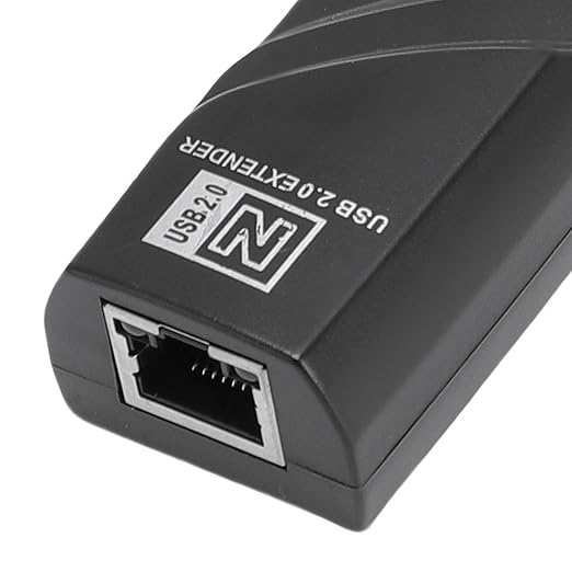Zopsc USB Extender Over Ethernet 100m USB 2.0 to Network Extender Adapter Kit for CAT5 CAT5E CAT6 Cable for Printer Camera Hard Drive. (US Plug)