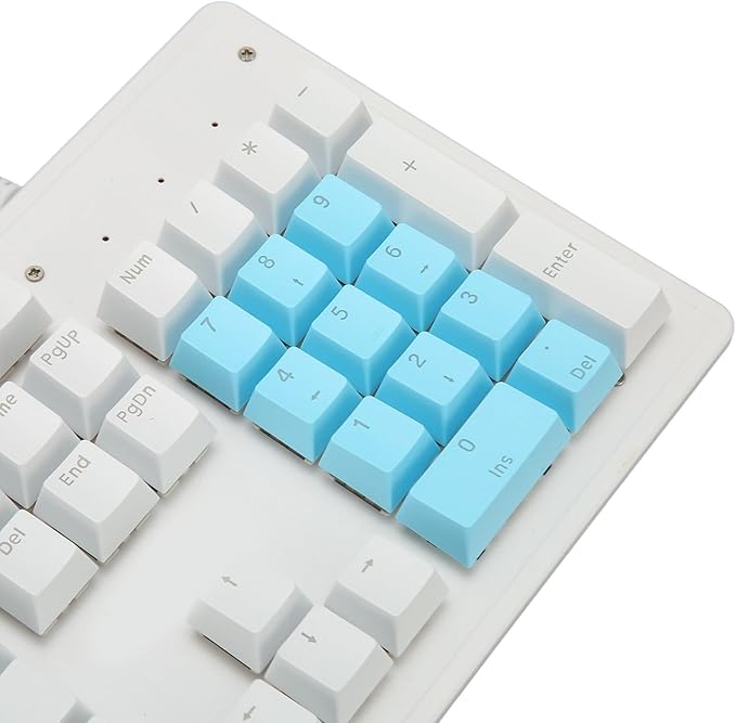 Vikye Gaming Keyboard with Mechanical Switch RGB Backlit 104 Keys USB Cable Widely Compatible with PC Laptop and Desktop (Red Switch
