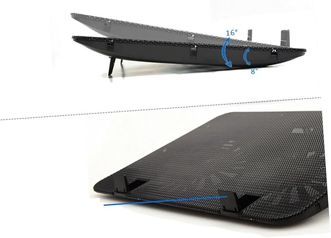 Laptop Cooling Pad USB Powered Notebook Cooler Fan for Laptops Ergonomic Design Strong Heat Dissipation Energy Saving Cooling Mat