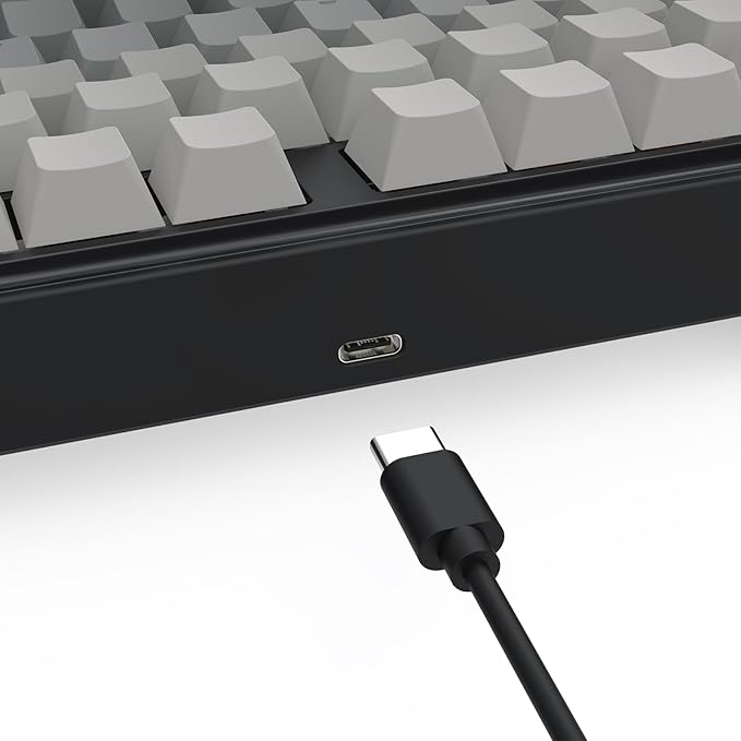 Redragon K707 HE Rapid Trigger Gaming Keyboard 87 Keys TKL Wired Mechanical Keyboard w/Hyper-Fast Actuation Hall Effect Magnetic Switch Actuation Point Adjustable Side Printed PBT Gradient Keycaps