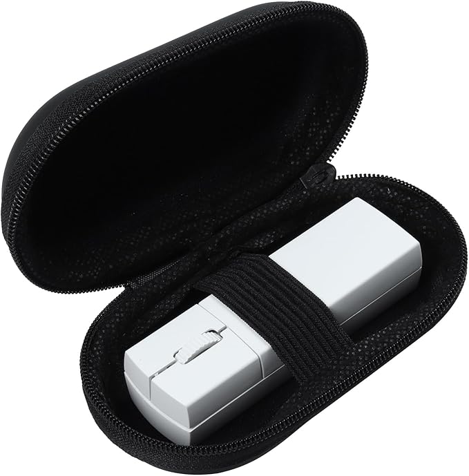 Wireless Mouse Mini Small Wireless Mouse Travel Mouse Portable Mini Cordless Mouse Rechargeable Wireless Mouse 2.4G Optical Mouse with USB Receiver for PC Laptop Computer(White)