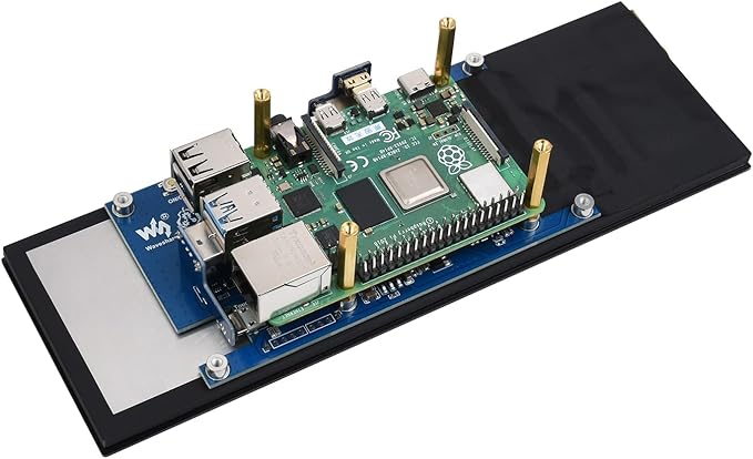 waveshare 7.9inch Capacitive Touch Screen LCD Compatible with Raspberry Pi 5/4B/3B+/3A+/2B/B+/A+/Zero/Zero W/WH/Zero 2W CM3+/4 400×1280 Resolution HDMI IPS Supports Jetson Nano/Windows