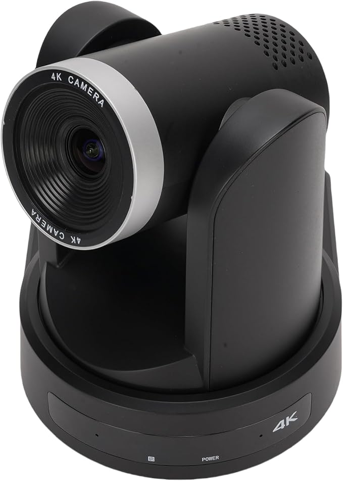 Conference Room Camera System 4K 12X Optical Zoom USB3.0 IP PTZ Camera with Auto Tracking and 255 Presets Webcam for Online Meetings Lectures (US Plug)