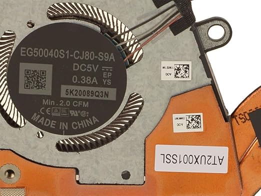 Laptop Heatsink&ampFan for DELL Latitude 7310 Latitude 7310 2-in-1 00WKWY 0WKWY AT2UX001SSL 0YW81W YW81W EG50040S1-CJ80-S9A New