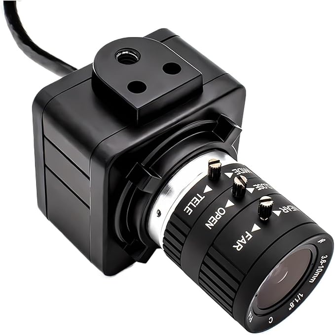 4K POE 48V MINI IP Camera HD Security High Definition Surveillance Support Metal Box 3 10mm Varifocal Webcam