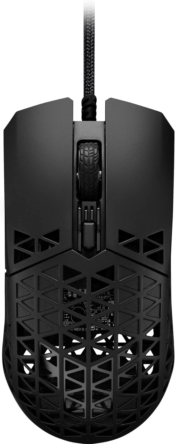 ASUS TUF M4 Air Wired Gaming Mouse - P307 Durable and Ultralight Air Shell Design 16000 dpi Optical Sensor Six Tactile programmable Buttons IPX6 Water Resistance Black Color