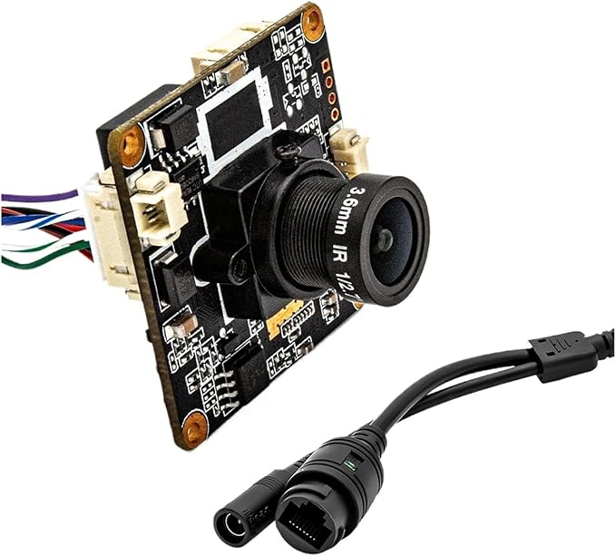 IP Network Camera Board 3MP 25FPS Mini POE48V Camera Module 3mm 83 Degree M12 Mount Lens Safety HD Security Webcam