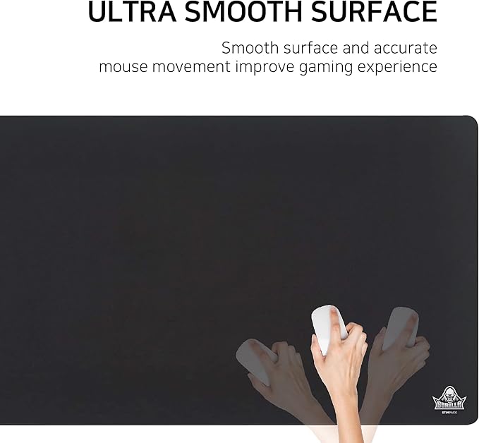 4XL Huge Mouse Pads Oversized Giant Mouse Pad (60''x30''x0.12'') - XXXXL Extended Mousepad Full Desk Mat Suitable for Gamers - Black