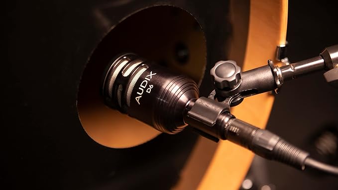 AUDIX D6 Cardioid Dynamic Kick Drum Microphone for Kick Drums and Bass Instruments