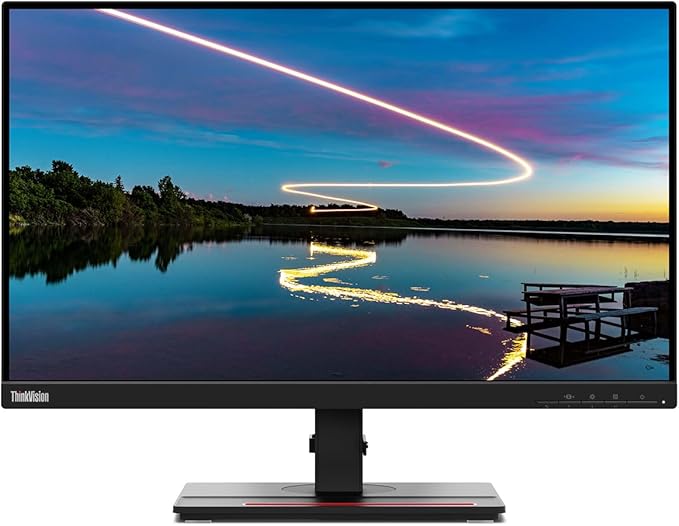 Lenovo ThinkVision E24q-20 23.8 WQHD WLED LCD Monitor - 16:9 - Raven Black