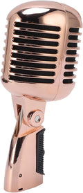 SUNGOOYUE Dynamic Cardioid Microphone with Sound Output and Vibration Dampening for Musical Performances and Studio Recordings (Pink Gold)