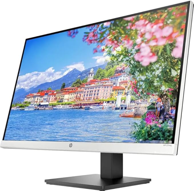 HP 27mq 27'' QHD IPS Monitor with 5ms Response Time Anti Glare Flicker Free VESA Mount (100 x 100 mm) VGA HDMI &amp Dockztorm USB Port Expander Black/Silver Color (1F2J9AA#ABA) 2 Pack