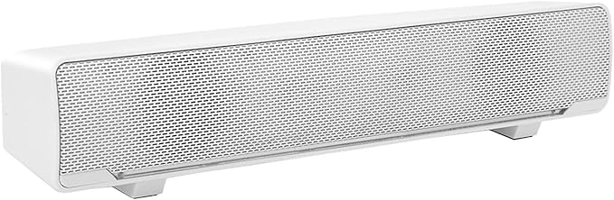 GOTOTOP Computer SpeakersSADA USB Powered Stereo Speaker with DSP Bass Technology 3.5mm Audio Jack for PC 2.0 ChannelLaptop Smartphone Tablet MP3 MP4 (White)