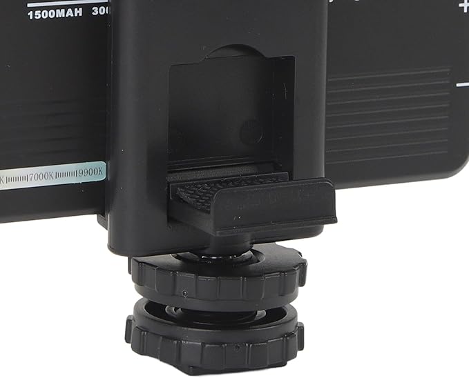 Webcam with 3 Color Temperature Fill for Laptop and Phone LED Video with Stepless Dimming 3000K to 9900K Rechargeable Selfie with Type C Charging