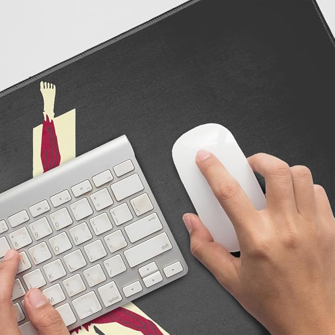 Game of Thrones Bolton Sigil Large Gaming Mouse Pad Desk Mat with Stitched Edges Non-Slip Base for Gamer Home and Office 31.5 x 15.7