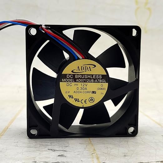 AD0712UB-A7BGL 12V 0.30A 7025 Temperature Controlled Cooling Fan for Laptops and Electronics