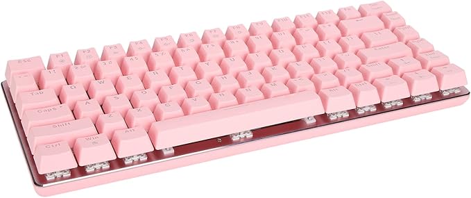 Restokki Mechanical Keyboard N Key Rollover 82 Keys Sensitive Red Switch Independent Wire Design PC Gaming Keyboards for Computer