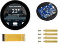waveshare 3.4inch DSI Round Touch Display 800 x 800 IPS Screen 170° Viewing Angle for Raspberry Pi 4B/3B+/3A+ Compute Module 4/3+/3