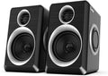 2.0 Computer Speakers PC Speakers 3.5mm Aux Input USB-Powered Small PC Speakers with Deep Bass Suitable for Desktop Computers/Laptops Built in 4 Speaker Diaphragms