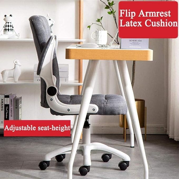 Office Computer Chair with Arms Desk Chair Computer Chairs Video Gaming Chair Swivel Chairs Kneeling Chair (Color : Brown)