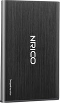 NRICO Ultra Slim Portable External Hard Drive USB3.0 HDD Storage Compatible for PC Desktop LaptopMacPS4 Xbox one (Black 1 TB)
